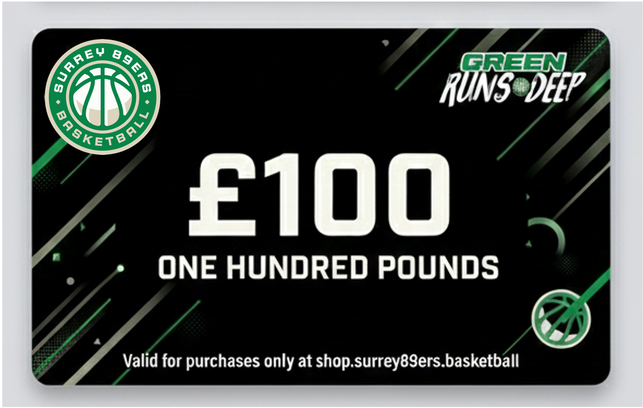 Surrey 89ers Gift Card (£100)