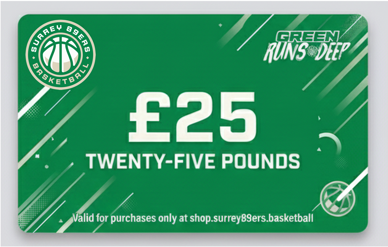 Surrey 89ers Gift Card (£25)